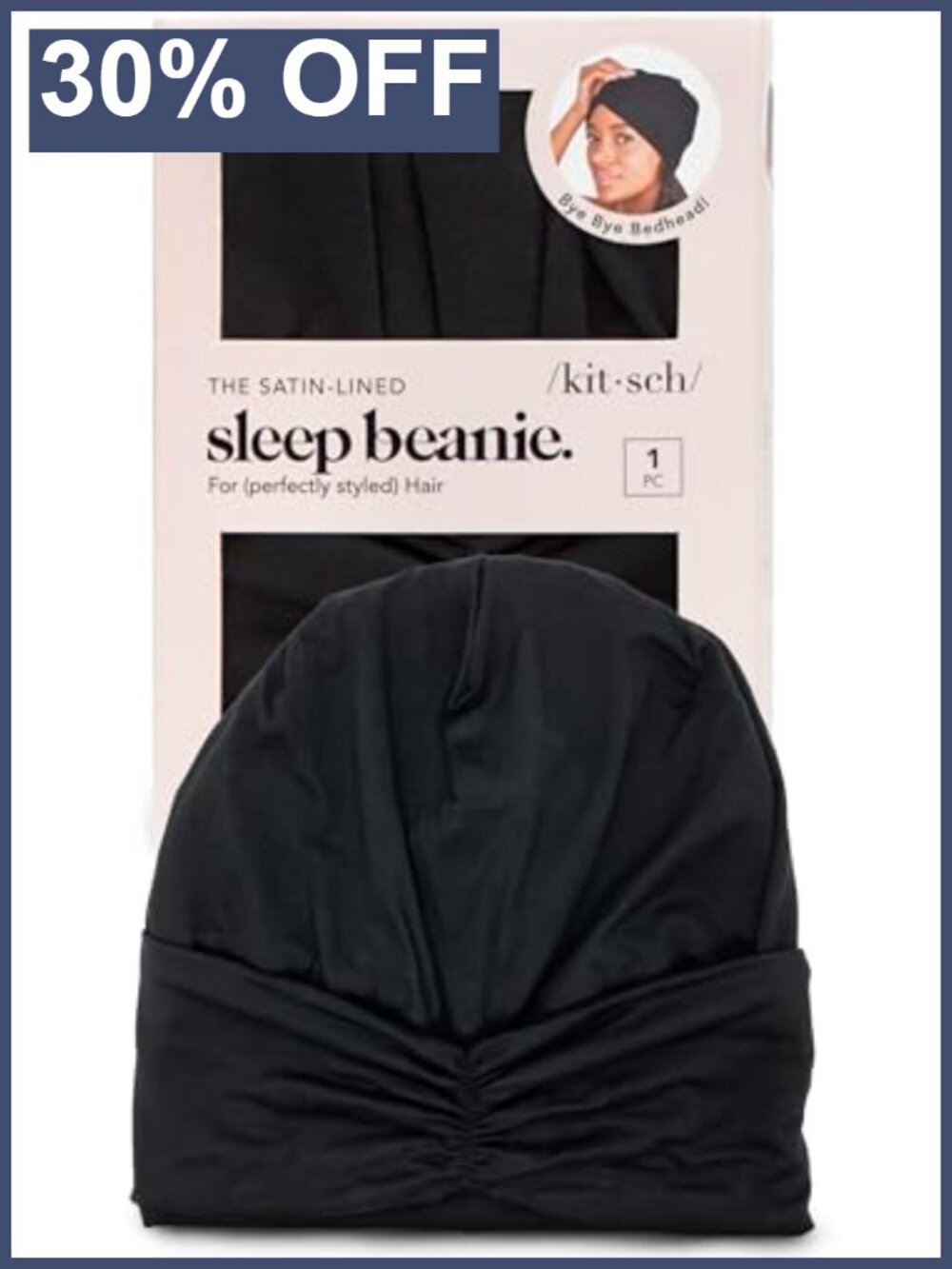 Satin Lined Sleep Cap, Silk Bonnet for Hair, Beanie for Women